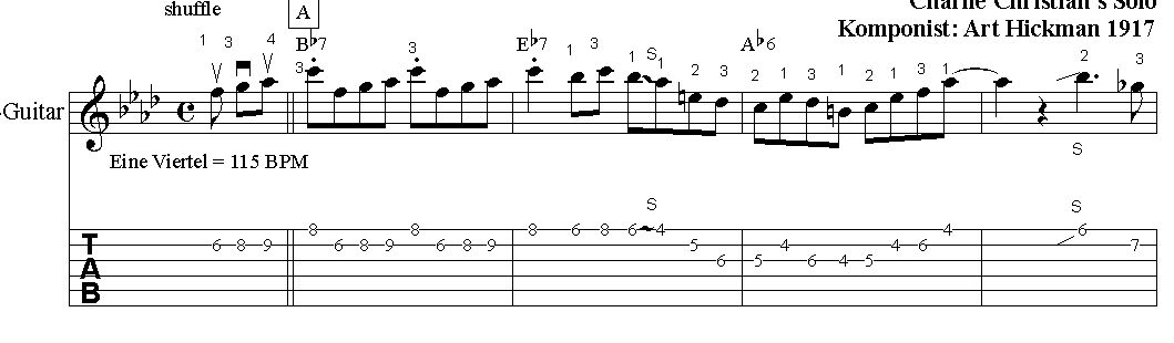 Rose Room – Jazz Guitar Solo Vorschau