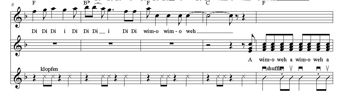 The Lion Sleeps Tonight – Vorschau