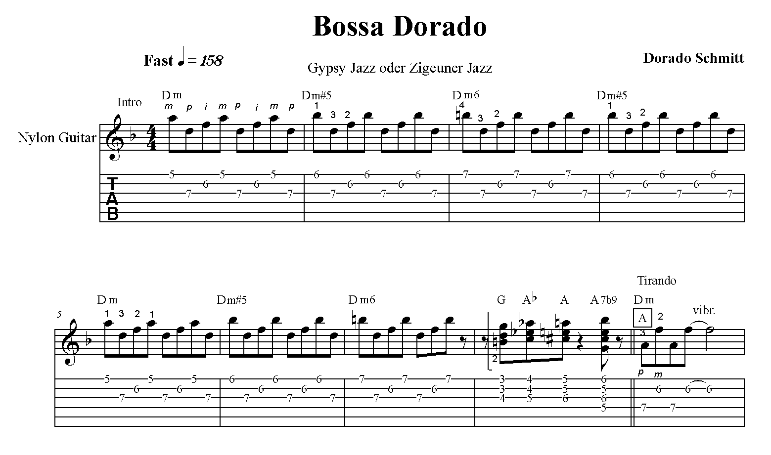 Bossa Dorado – Vorschau