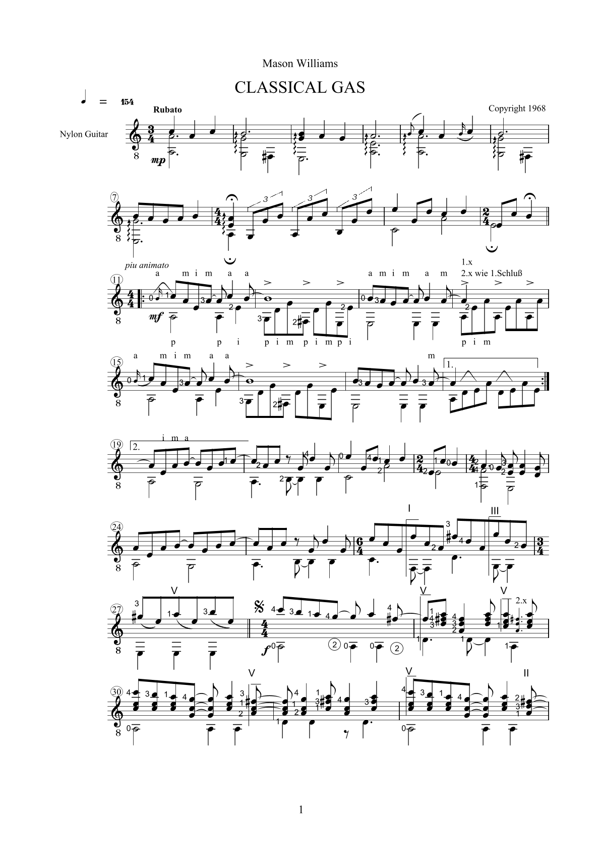 Classical Gas – Vorschau