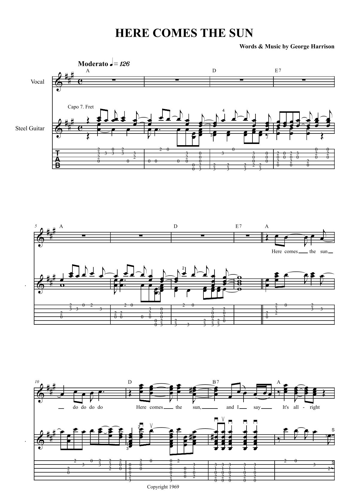 Here Comes The Sun – Vorschau