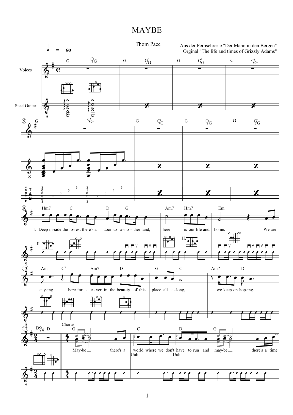 Maybe – Vorschau