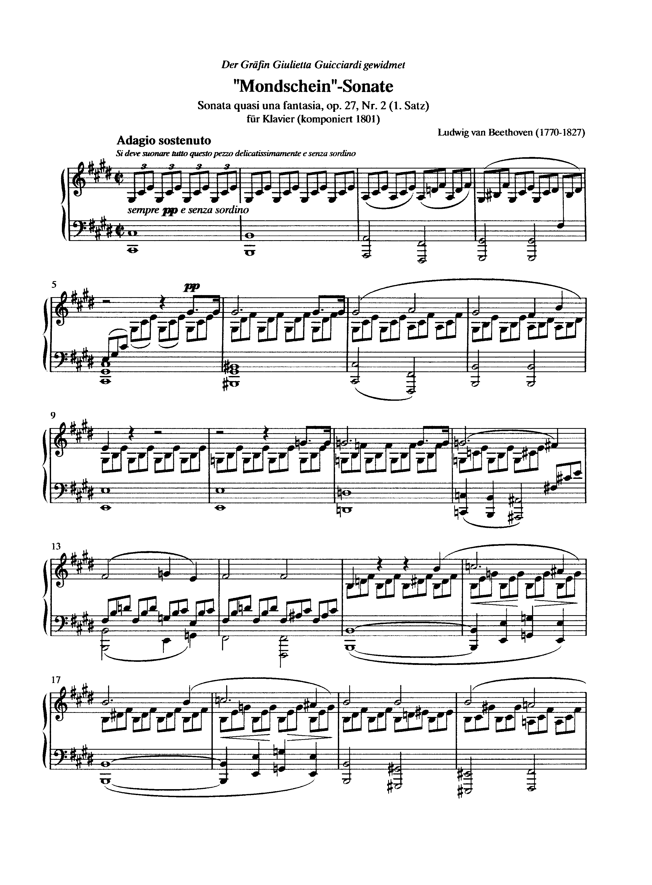 Mondschein Sonate – Vorschau