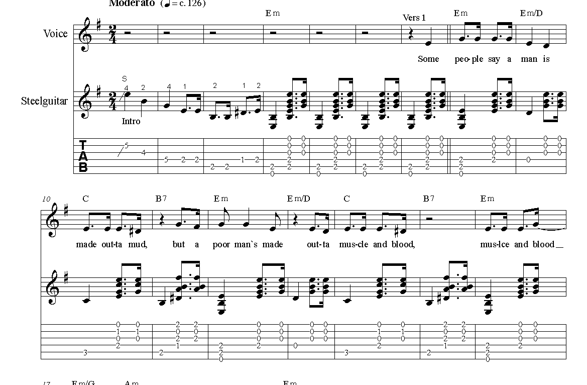 Sixteen Tons – Vorschau