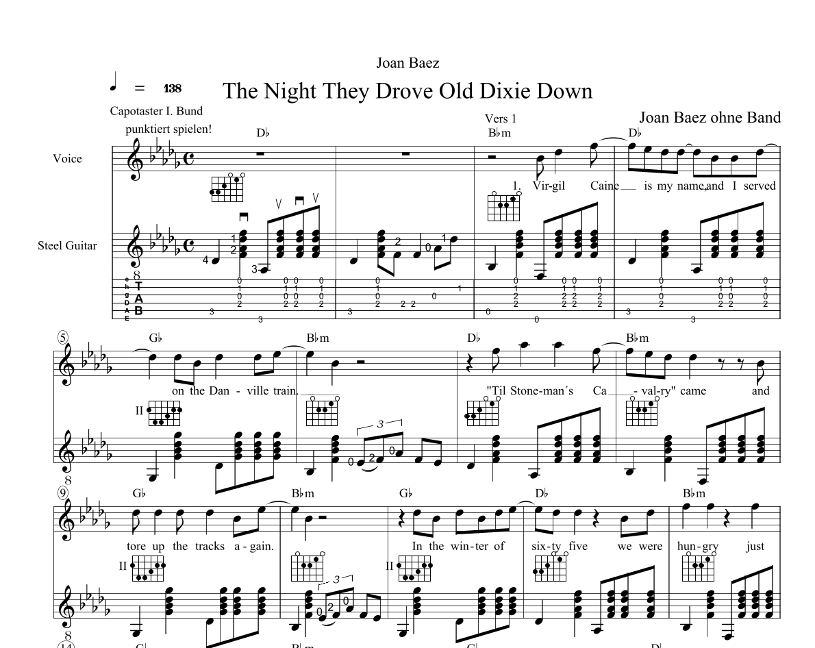 The Night They Drove Old Dixie Down – Vorschau