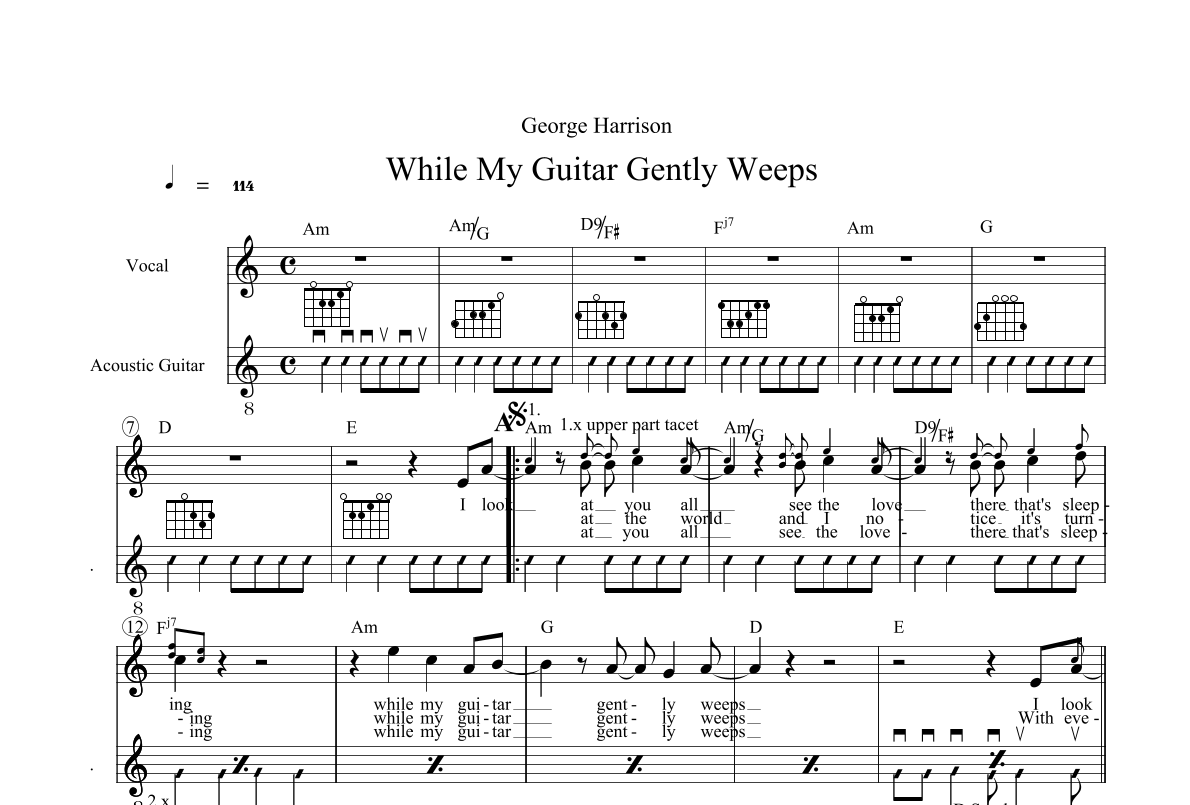 While My Guitar Gently Weeps – Vorschau